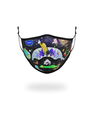 ADULT ASTRO PARTY FORM-FITTING FACE MASK