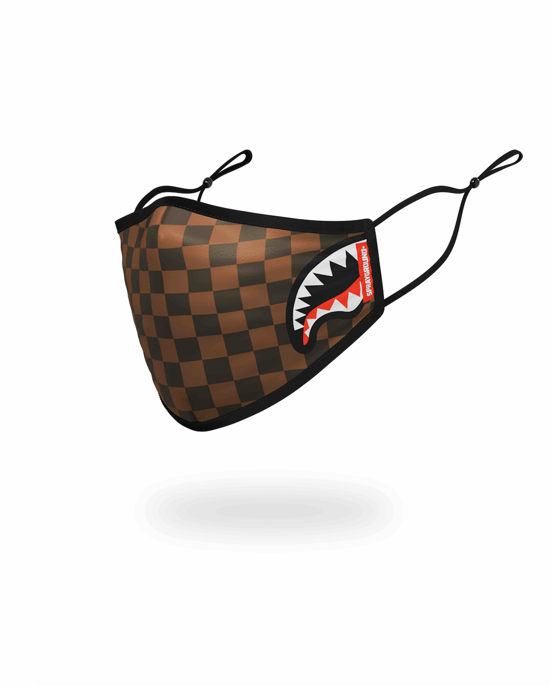 ADULT SHARKS IN PARIS SIDE SHARK FORM-FITTING FACE MASK - Image 2