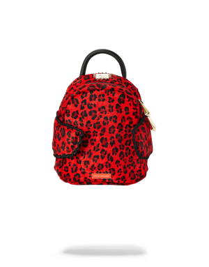 RED LEOPARD ANGEL PONY HAIR