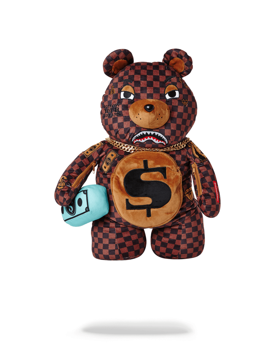 PARIS BEAR TEDDY BEAR BACKPACK