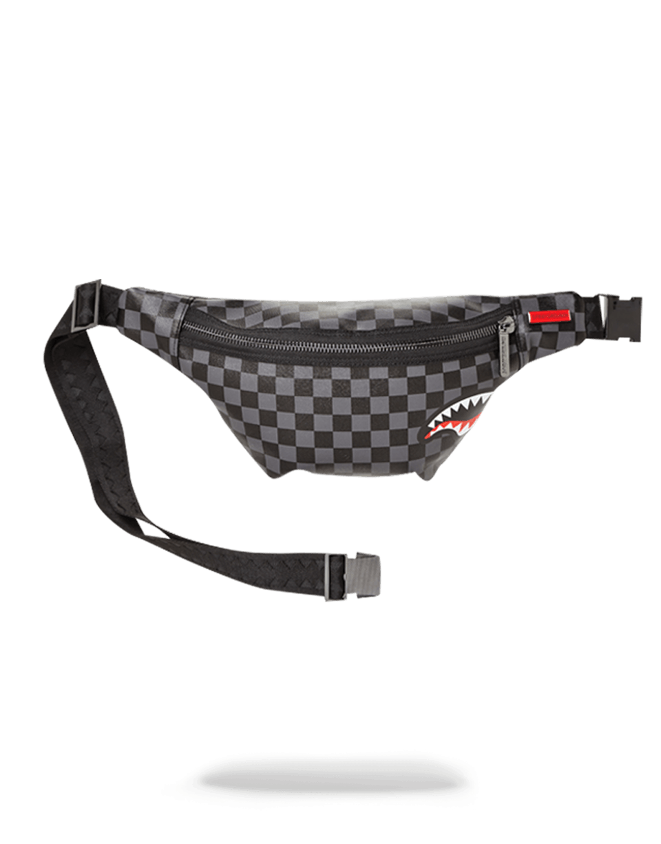 SHARKS IN PARIS BLACK CHECKERED EDITION CROSSBODY