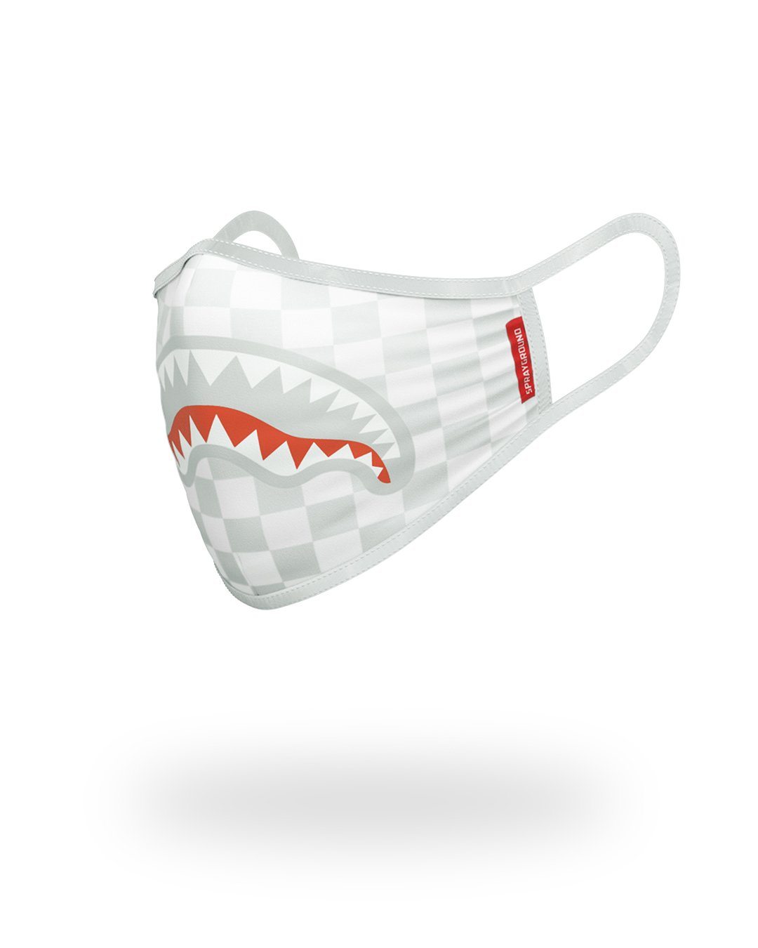 SHARKS IN PARIS WHITE FORM-FITTING MASK - Image 2