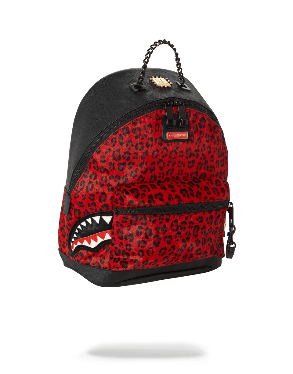 6-STRAP RED LEOPARD EMPRESS PONY HAIR - Image 3