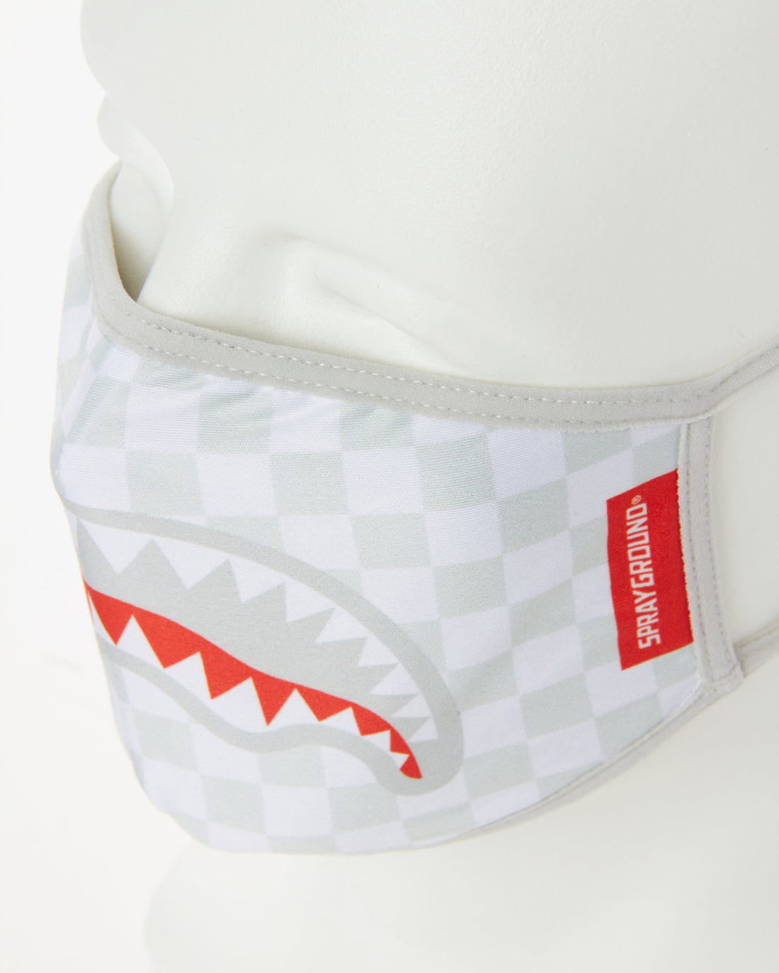 SHARKS IN PARIS WHITE FORM-FITTING MASK - Image 3