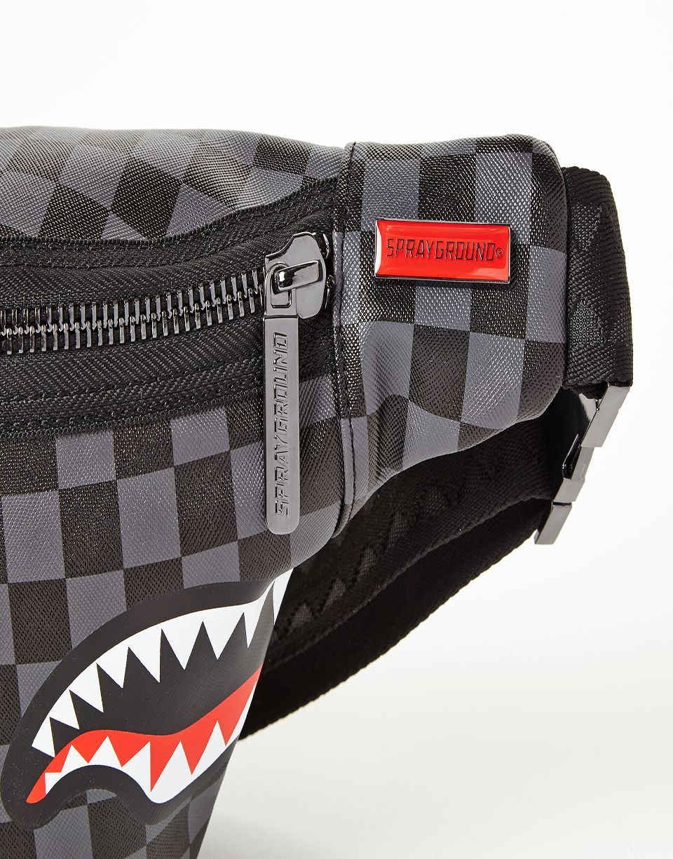SHARKS IN PARIS BLACK CHECKERED EDITION CROSSBODY - Image 4