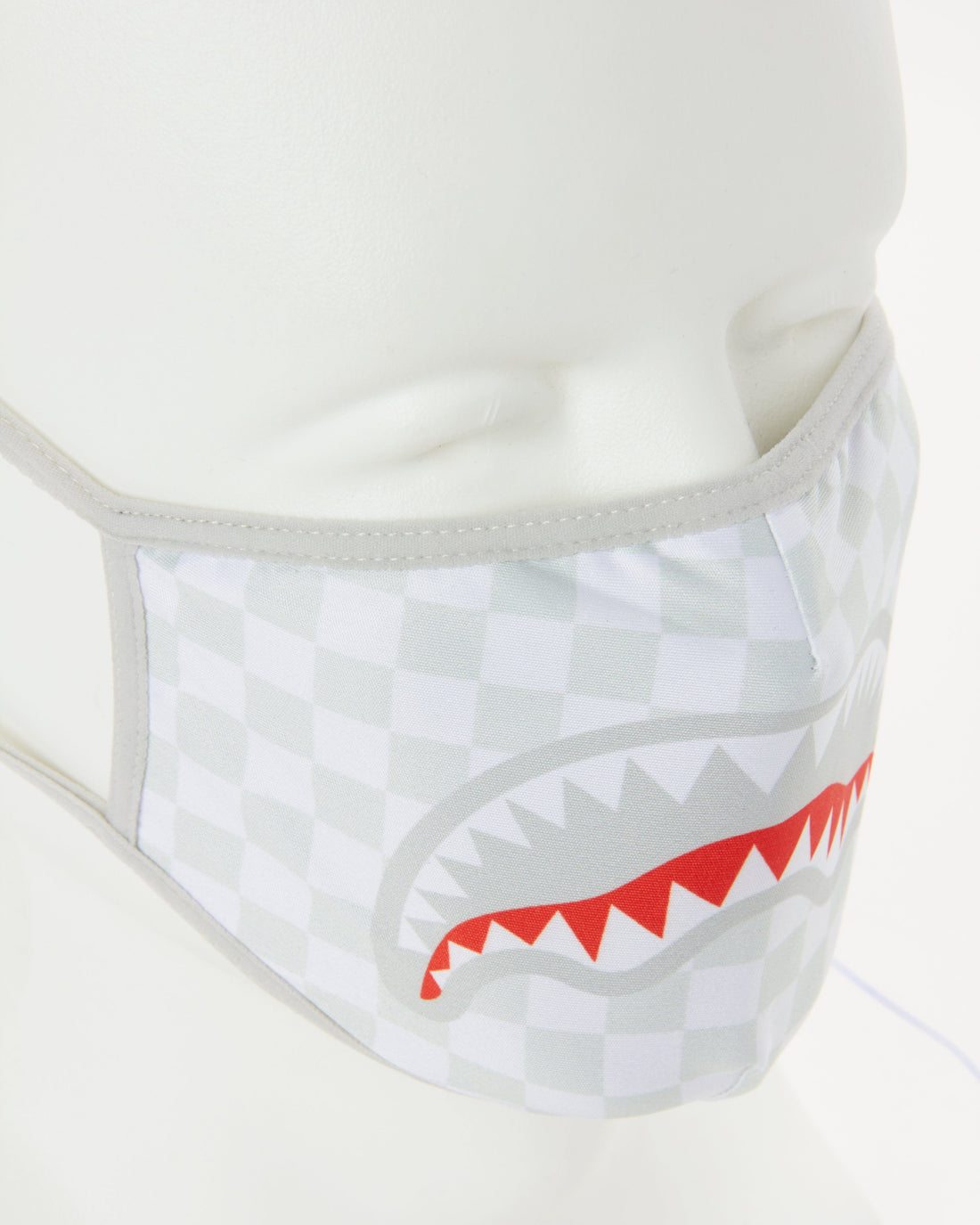 SHARKS IN PARIS WHITE FORM-FITTING MASK - Image 4