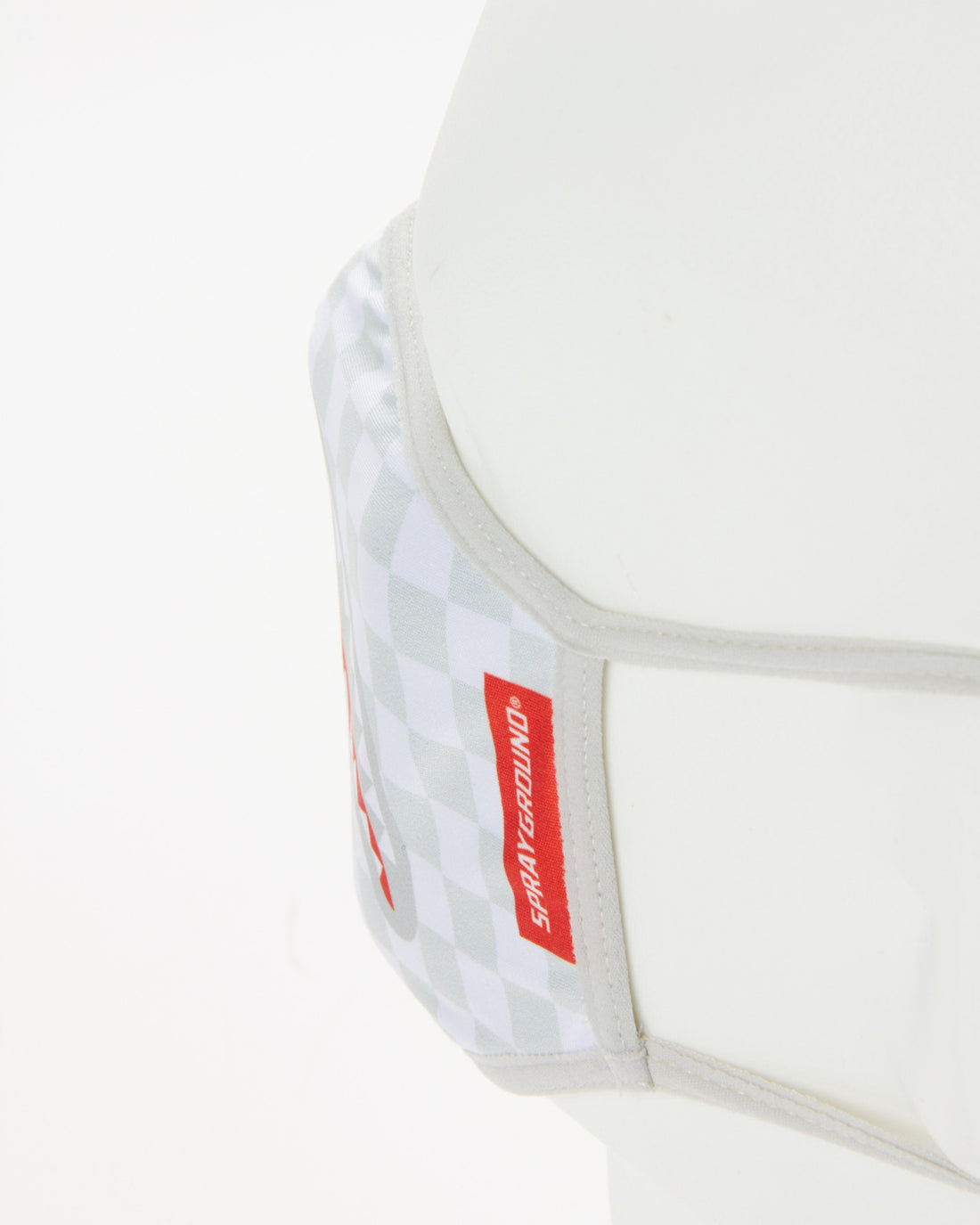 SHARKS IN PARIS WHITE FORM-FITTING MASK - Image 5