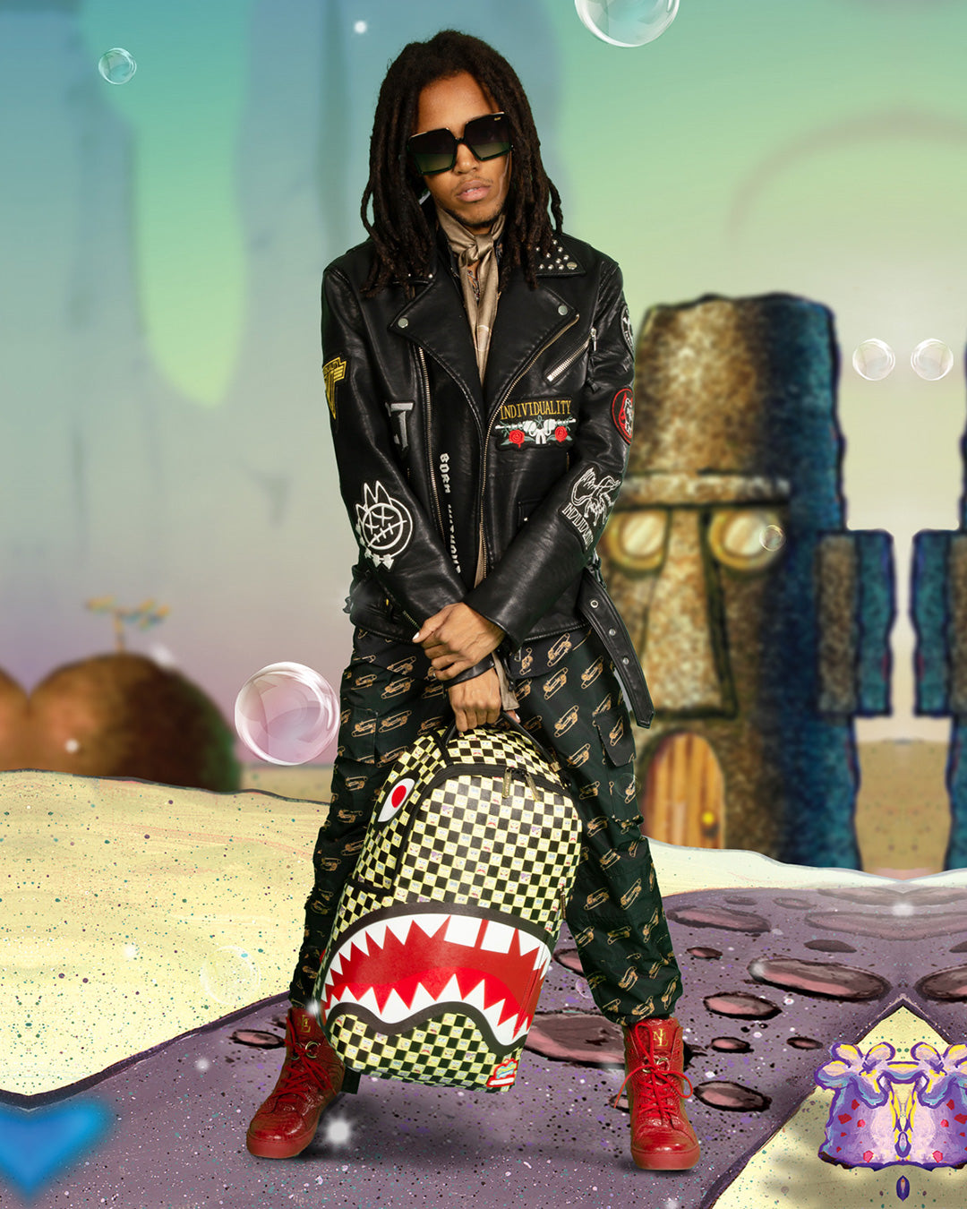 SPONGEBOB CHECKERED BACKPACK DLXR - Image 2