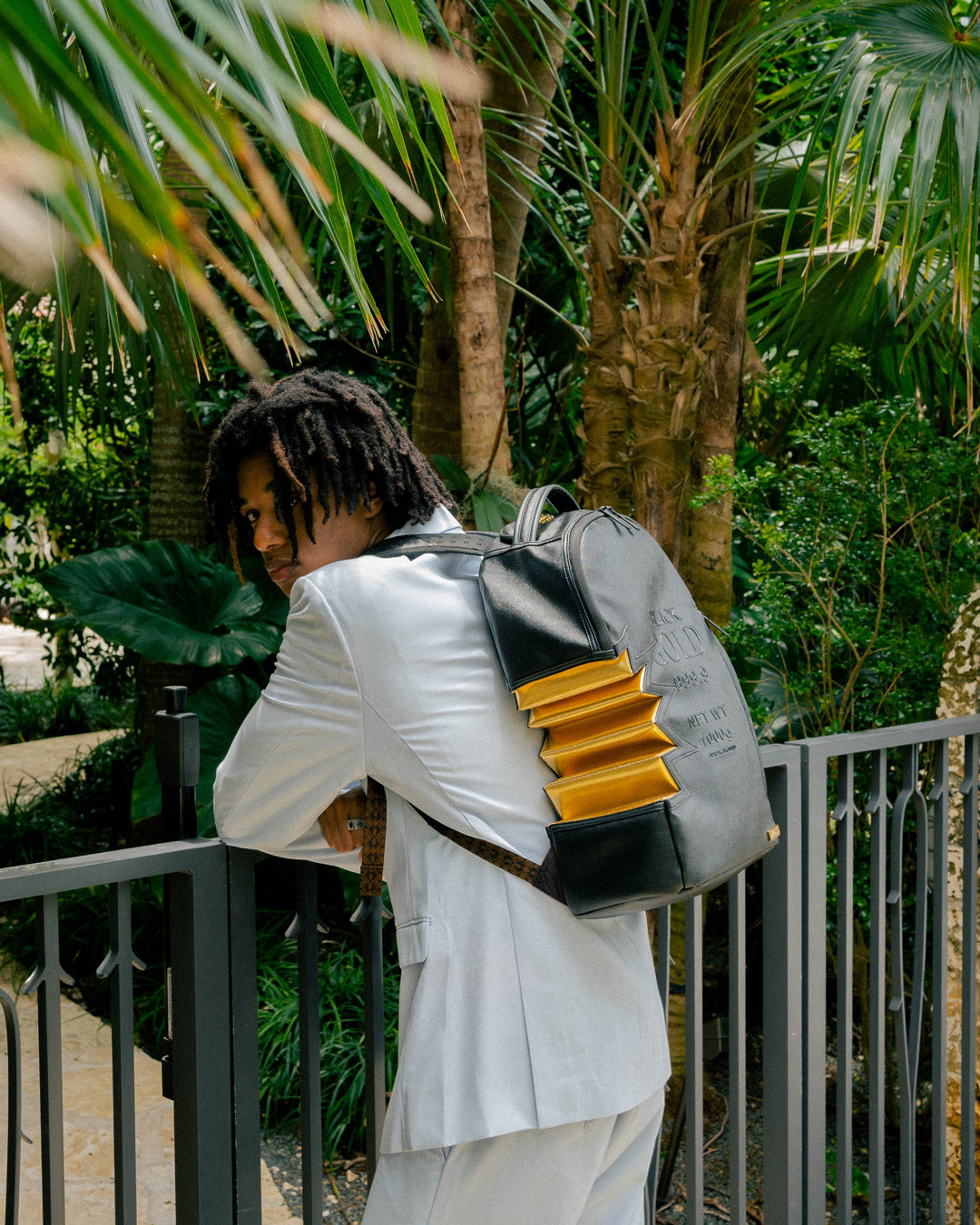 Ai3 SHARK BITE BLACK GOLD BACKPACK DLXV - Image 8