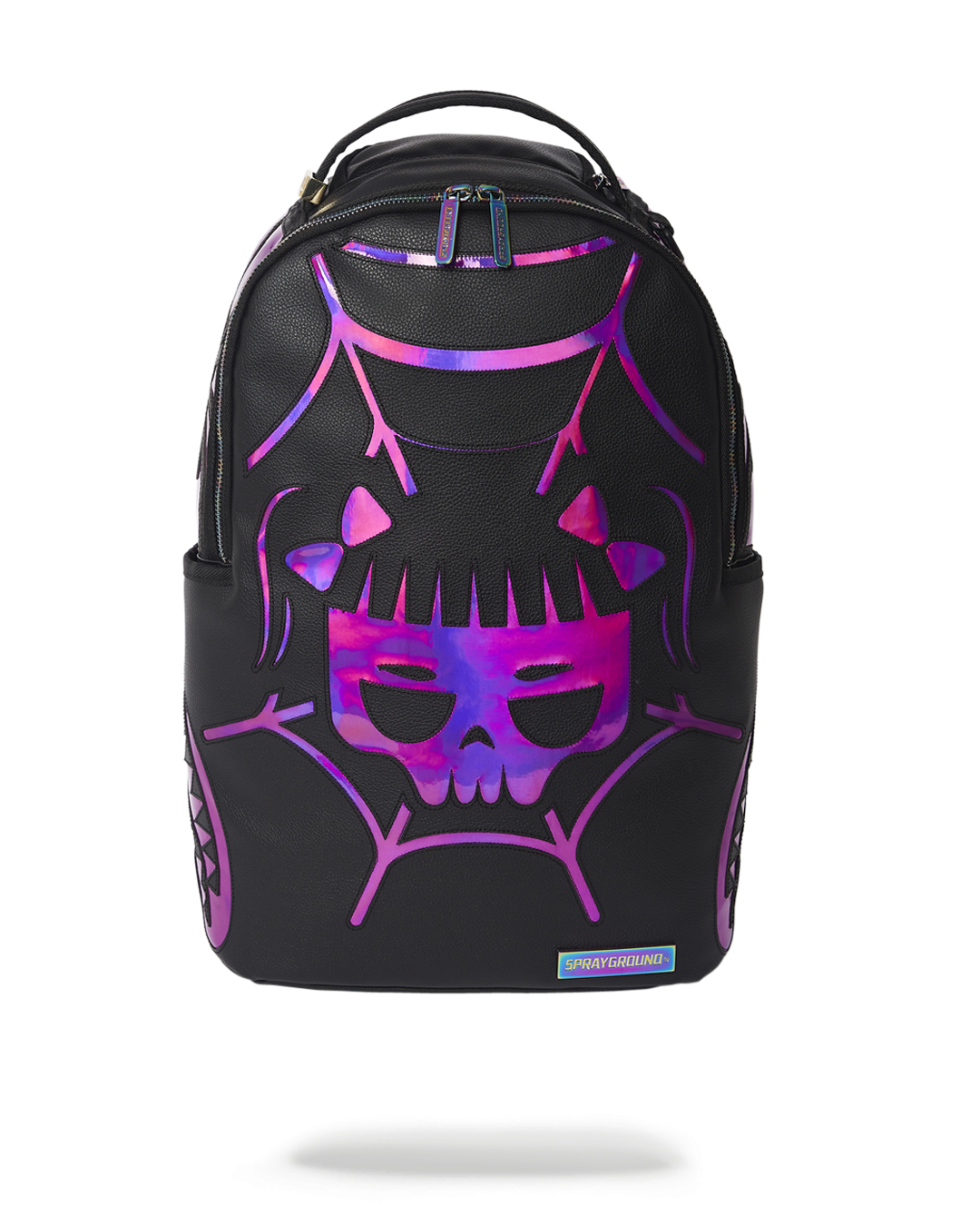 CAZZU IRIDESCENT CUT SEW SPIDER SKULL SHARK BACKPACK DLXV