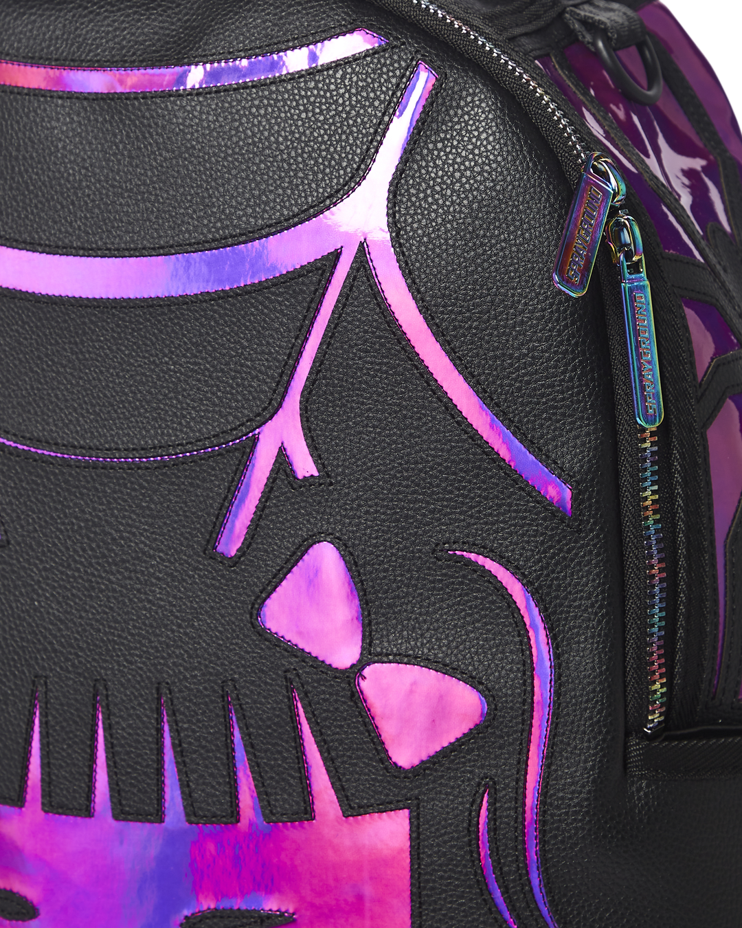 CAZZU IRIDESCENT CUT SEW SPIDER SKULL SHARK BACKPACK DLXV - Image 10