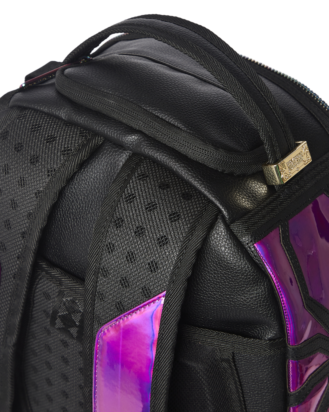 CAZZU IRIDESCENT CUT SEW SPIDER SKULL SHARK BACKPACK DLXV - Image 11