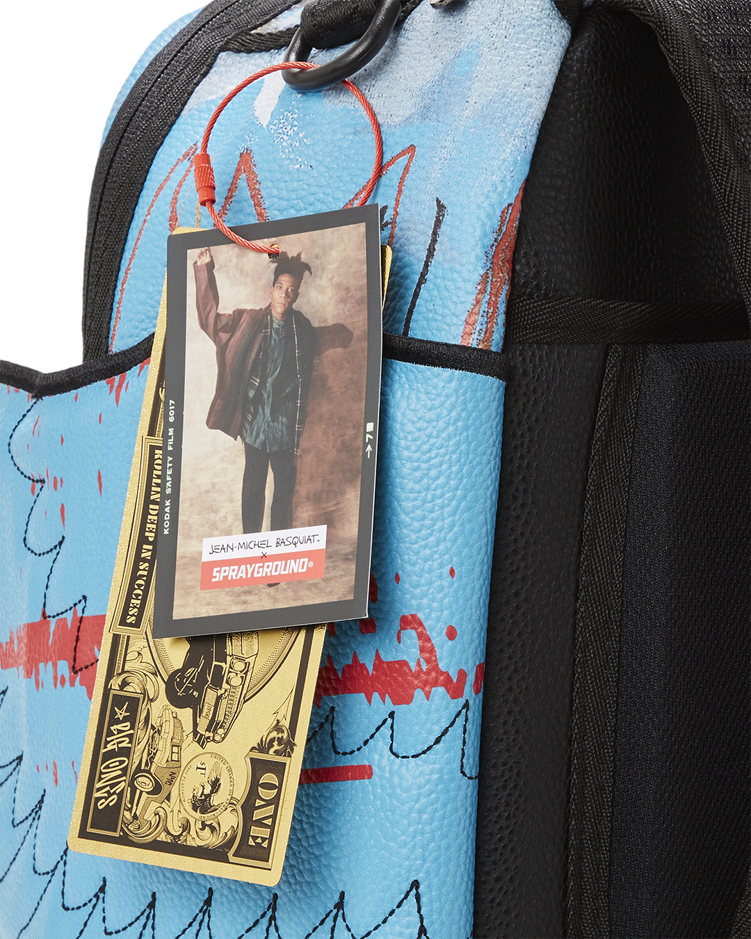 OFFICIAL BASQUIAT UNTITLED FALLEN ANGEL 1981 WING BACKPACK DLXV - Image 14