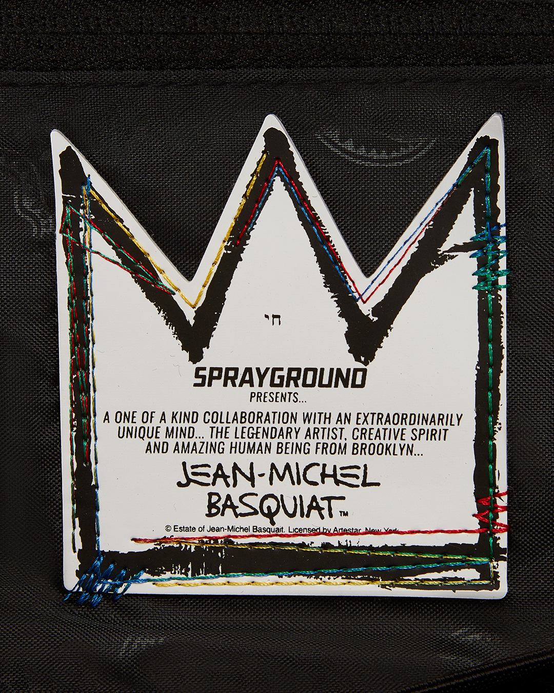 OFFICIAL BASQUIAT UNTITLED CHEESE POPCORN 1983 HANDBAG - Image 9