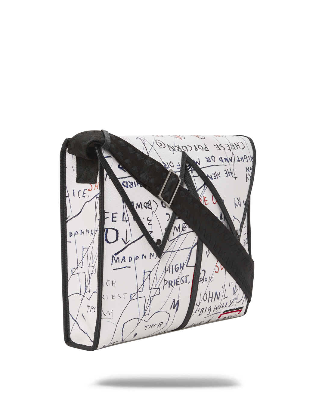 OFFICIAL BASQUIAT UNTITLED CHEESE POPCORN 1983 SLING MESSENGER - Image 3