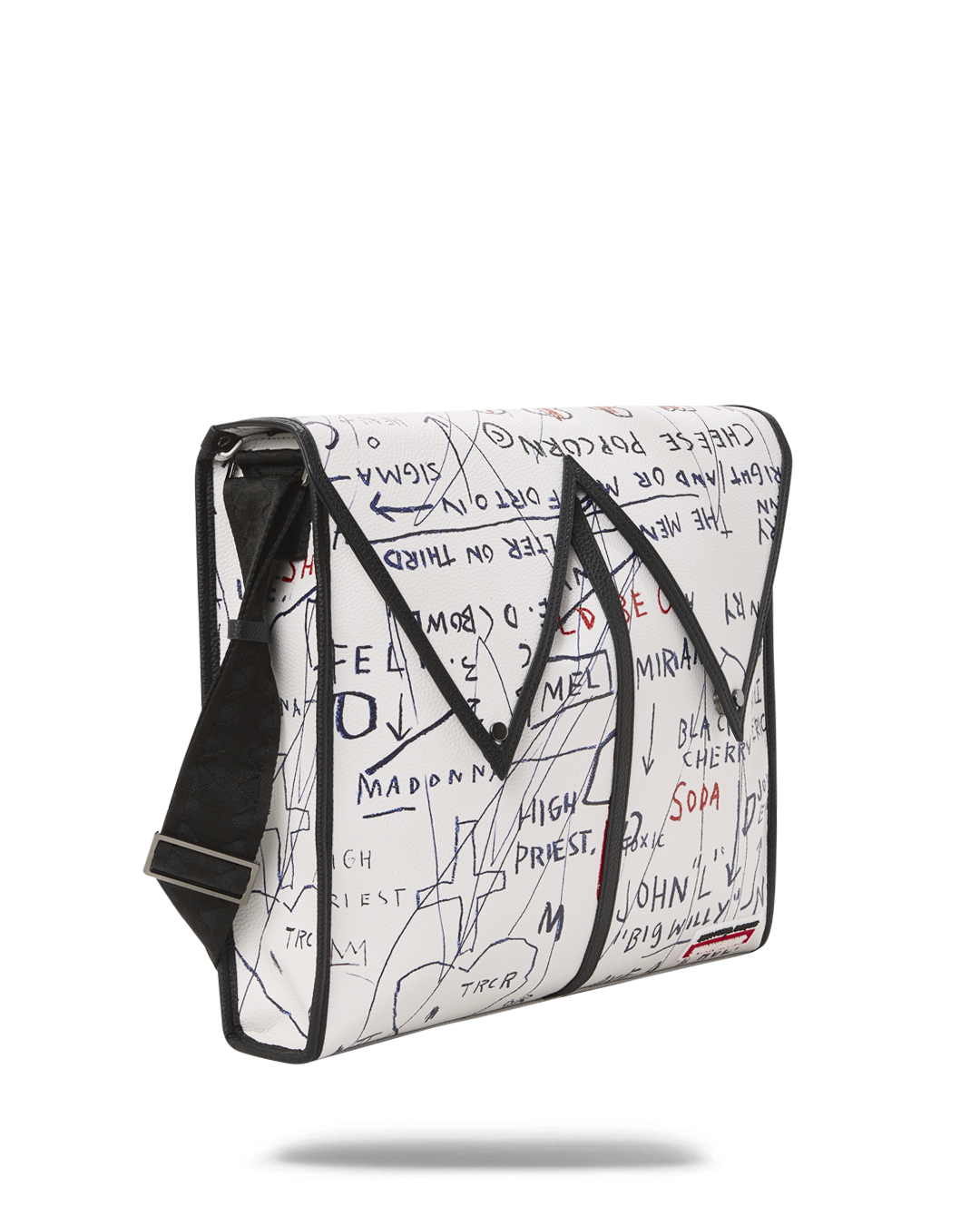 OFFICIAL BASQUIAT UNTITLED CHEESE POPCORN 1983 SLING MESSENGER - Image 9