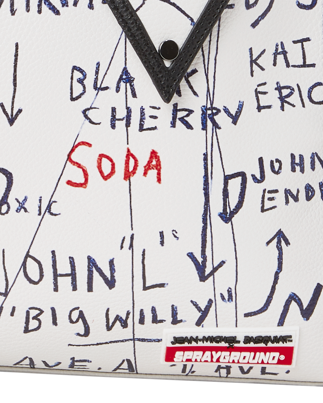 OFFICIAL BASQUIAT UNTITLED CHEESE POPCORN 1983 SLING MESSENGER - Image 10