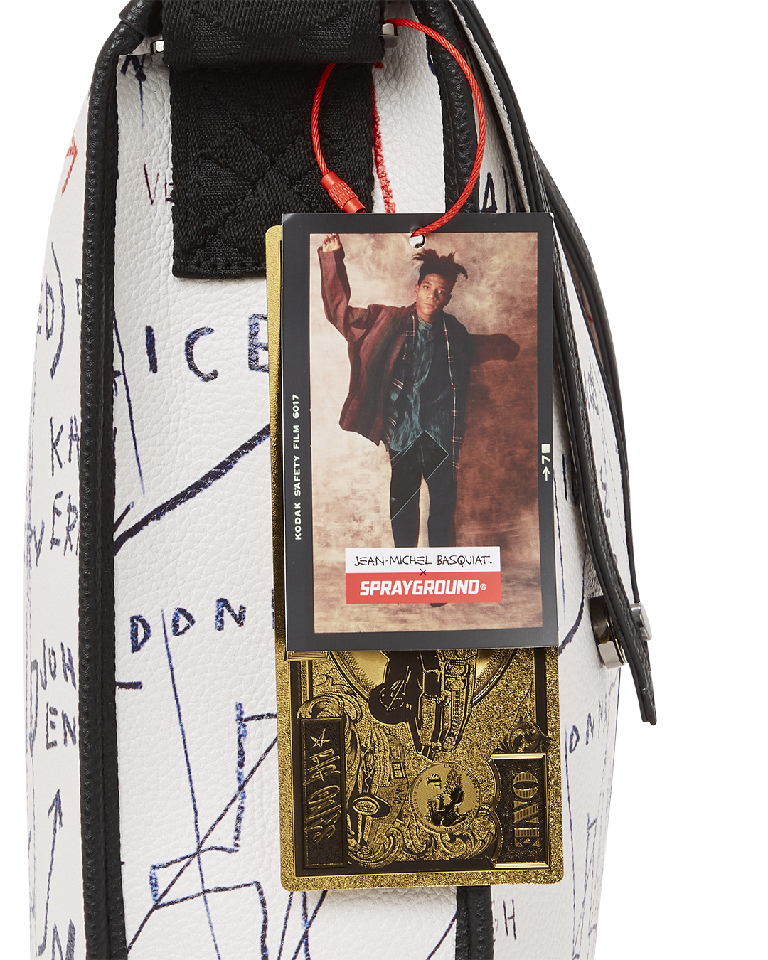 OFFICIAL BASQUIAT UNTITLED CHEESE POPCORN 1983 SLING MESSENGER - Image 11