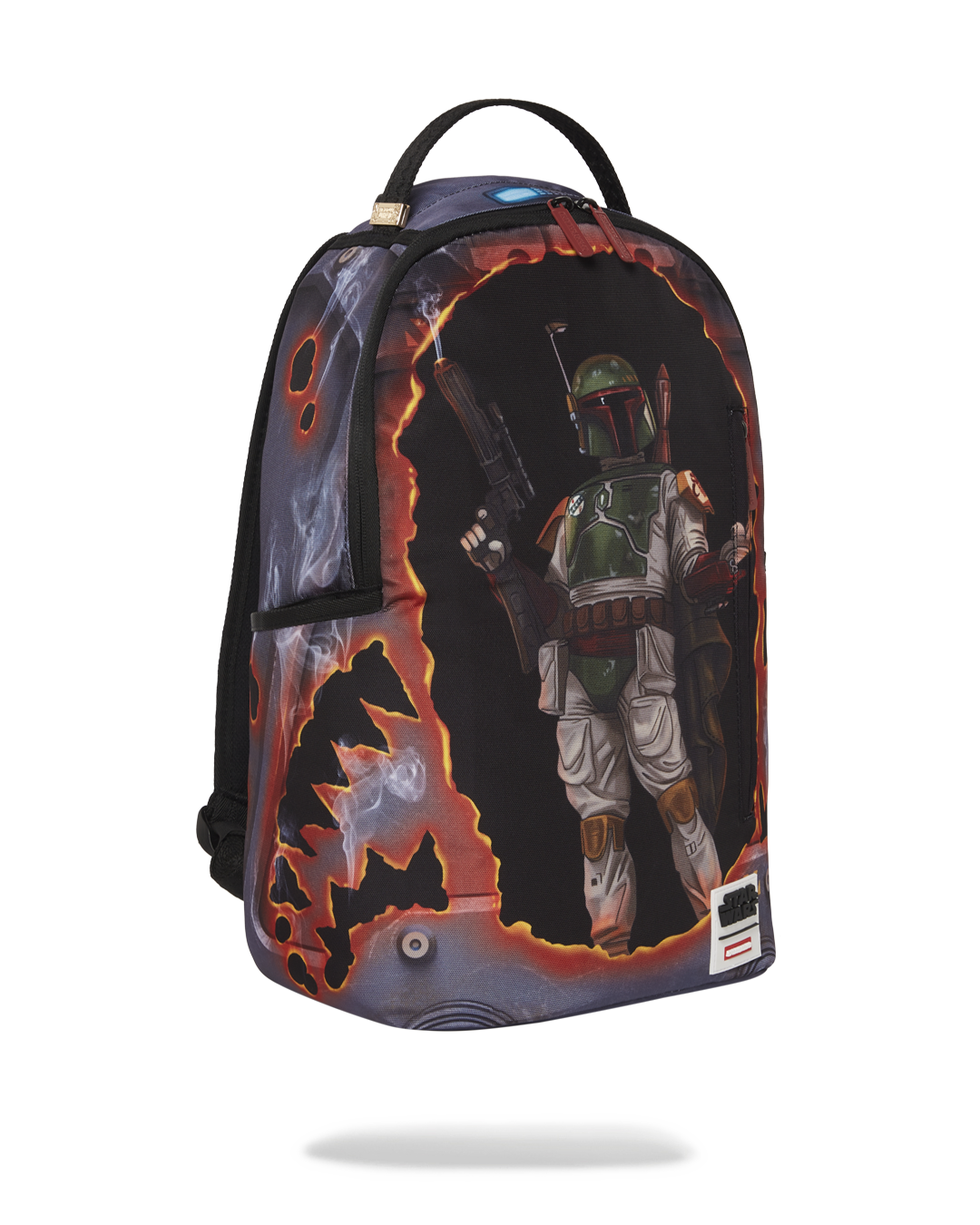 STAR WARS BOBA FETT BLOWOUT SHARK BACKPACK - Image 3