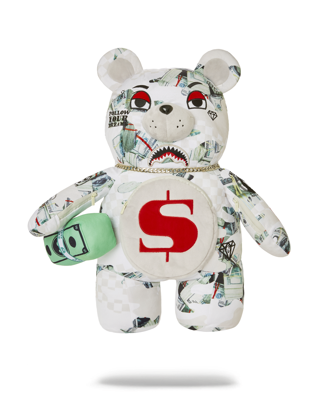 FEROCIOU MONEYBEAR TEDDYBEAR BACKPACK