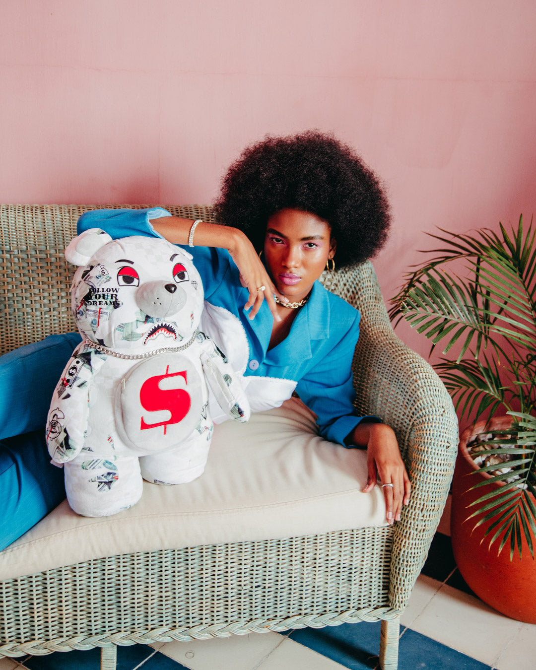 FEROCIOU MONEYBEAR TEDDYBEAR BACKPACK - Image 2
