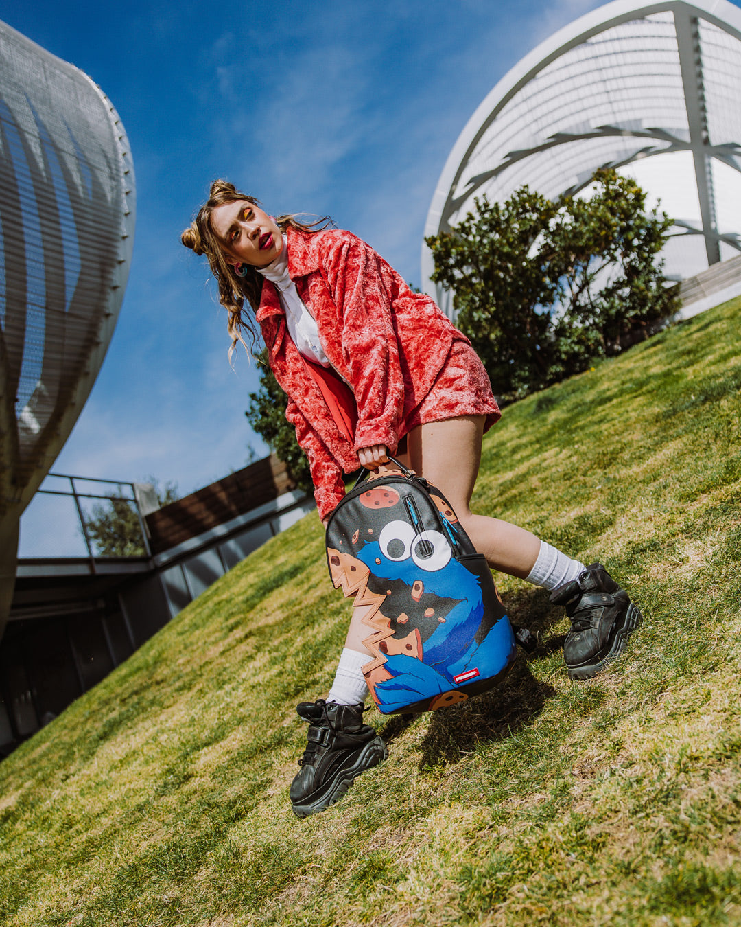 COOKIE MONSTER COOKIE SHARKBITE BACKPACK DLXV - Image 6