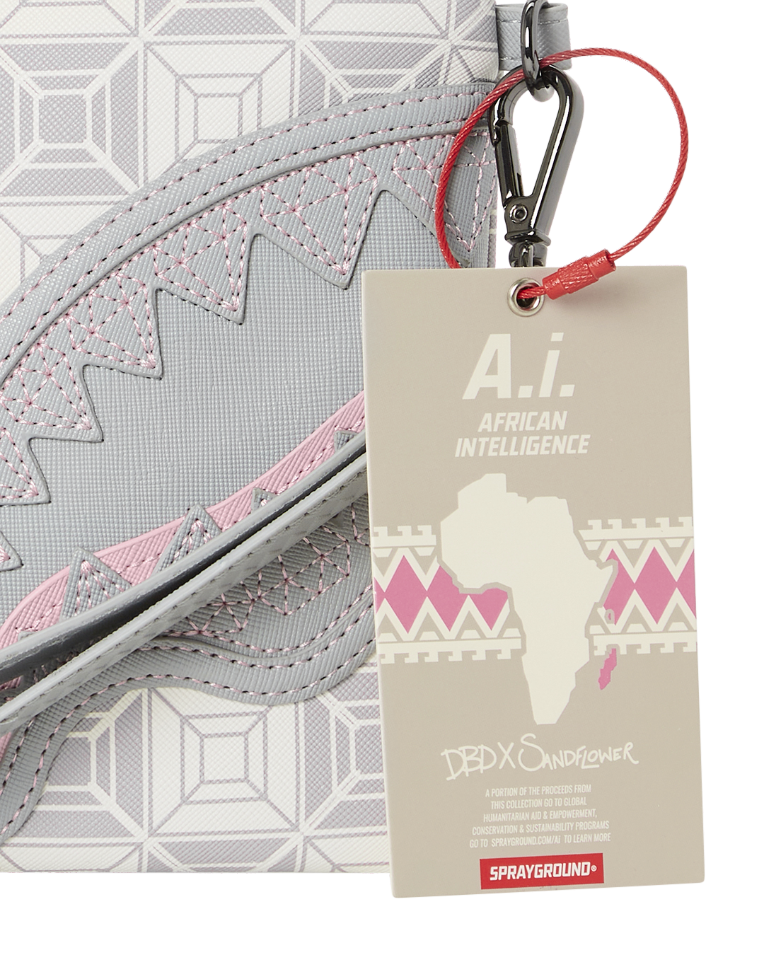 AI8 AFRICAN INTELLIGENCE BOOKED BUSY CROSSOVER CLUTCH - Image 9