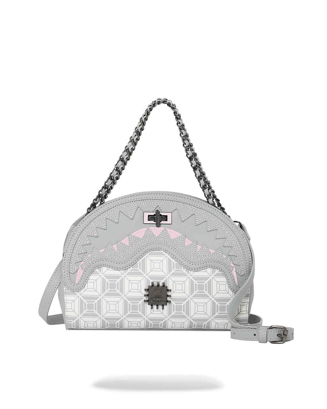 AI8 AFRICAN INTELLIGENCE BOOKED BUSY SHARK HANDBAG