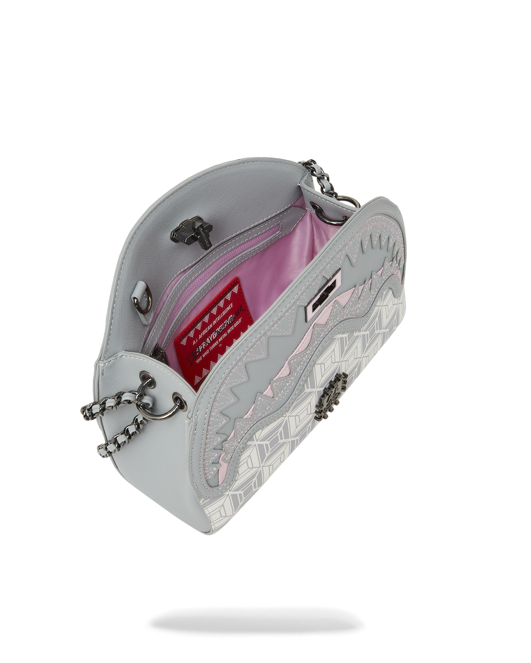 AI8 AFRICAN INTELLIGENCE BOOKED BUSY SHARK HANDBAG - Image 11