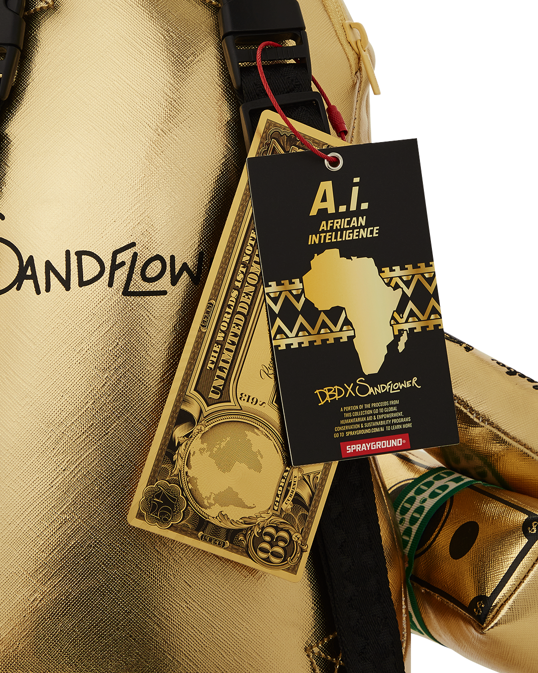 AI8 AFRICAN INTELLIGENCE PATH TO THE FUTURE II MEDIUM MONEYBEAR TEDDYBEAR BACKPACK - Image 18