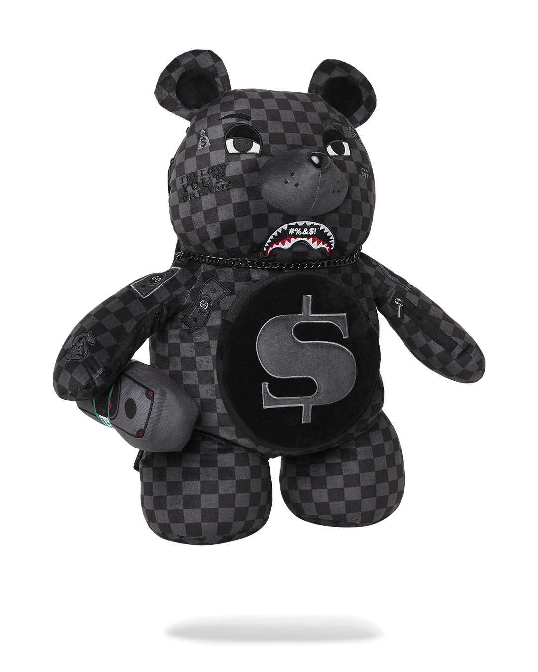 WHAT THE BEEP SHARK MONEYBEAR TEDDYBEAR BACKPACK - Image 3