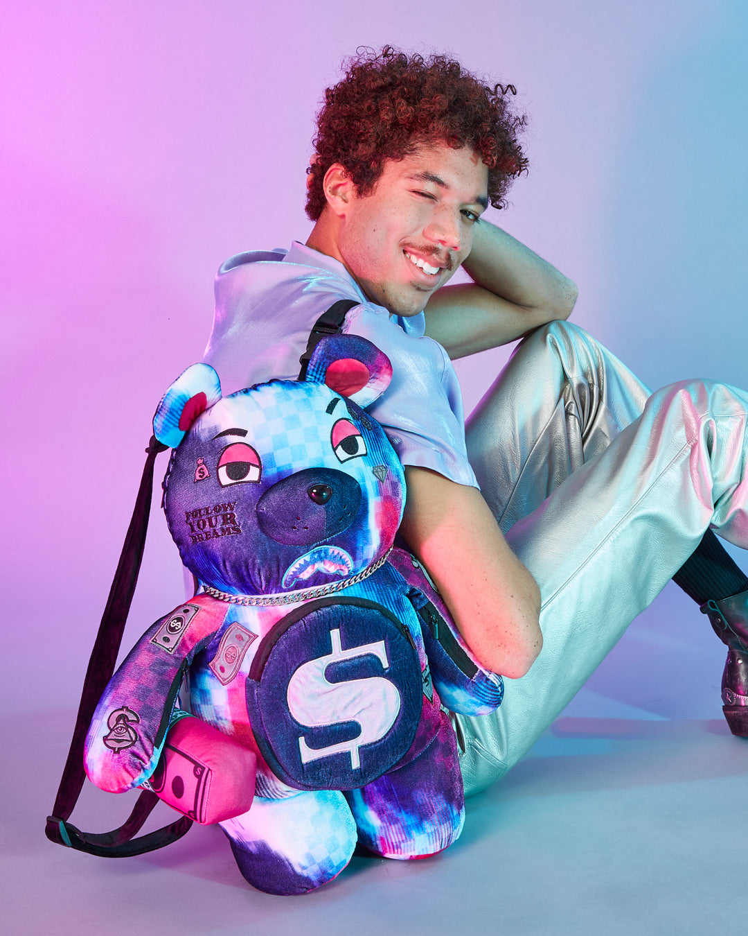SHARKCLUB ELECTRONICA MONEYBEAR TEDDYBEAR BACKPACK - Image 6
