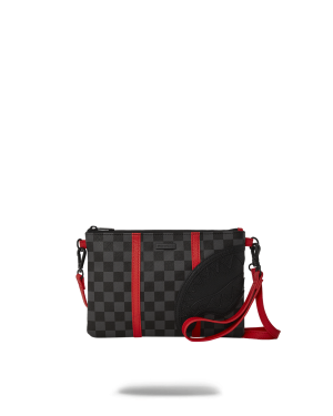 MONACO SHARK CLUB CROSSOVER CLUTCH W SHOULDER STRAP