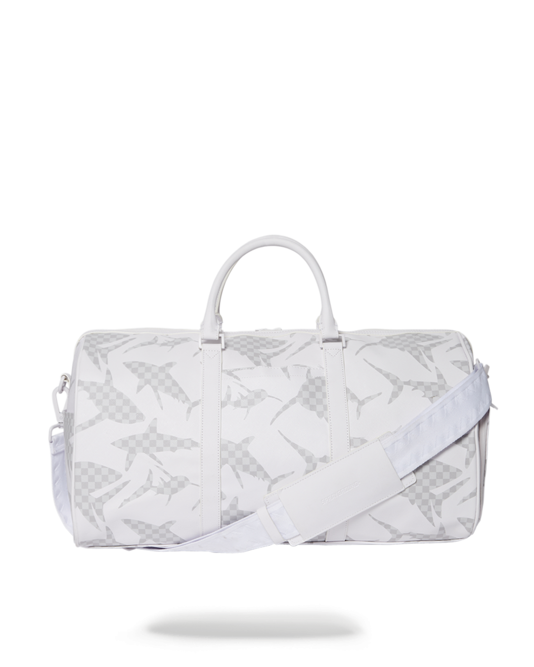 SHARK CHECK WHITE DUFFLE - Image 4