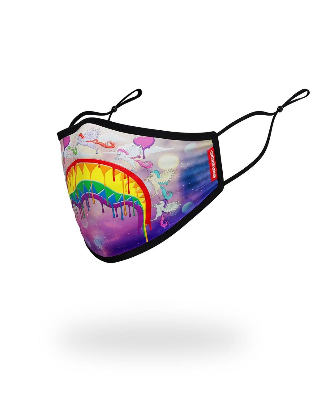 KIDS FORM FITTING MASK MELT THE RAINBOW - Image 2