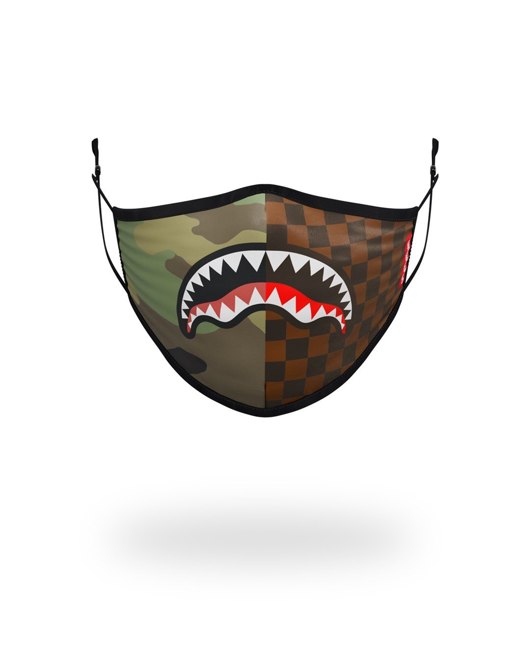 KIDS FORM FITTING MASK CHECKS CAMO