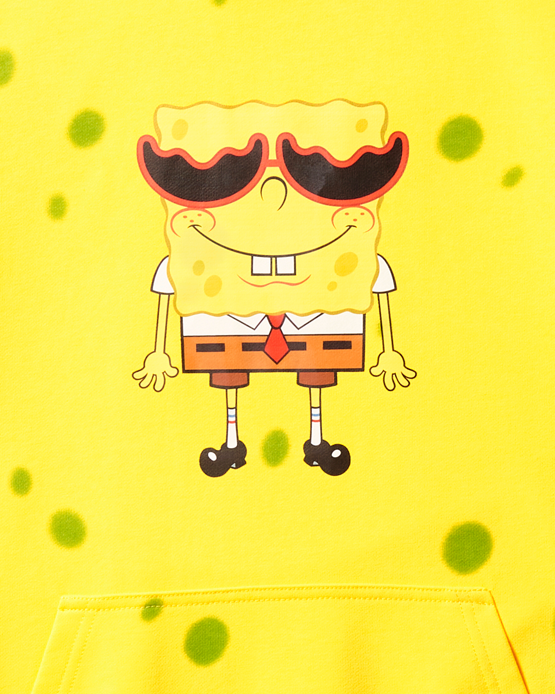 SPONGEBOB SPONGE HOODIE YELLOW - Image 3