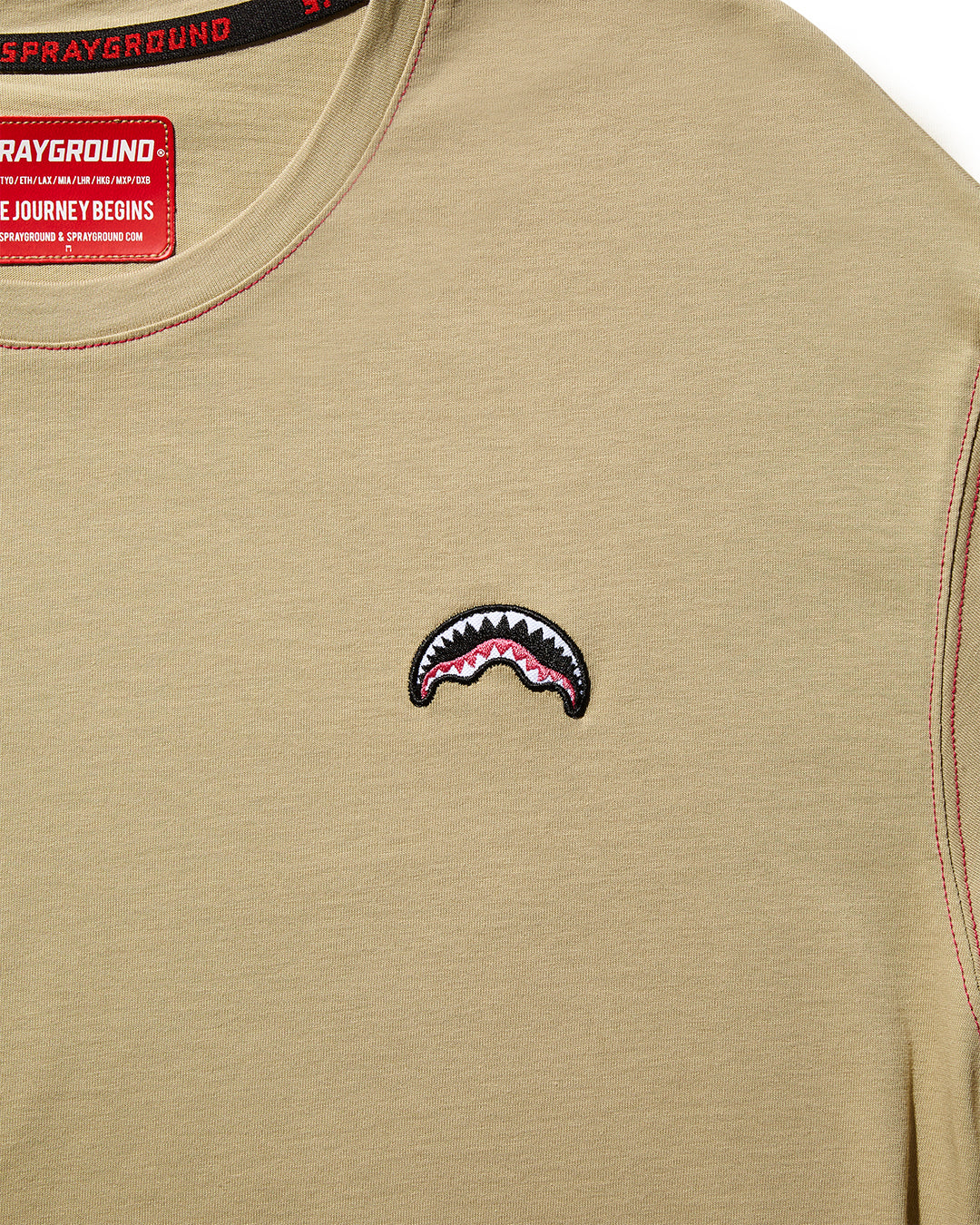 OVER SHARK T-SHIRT SAND - Image 3