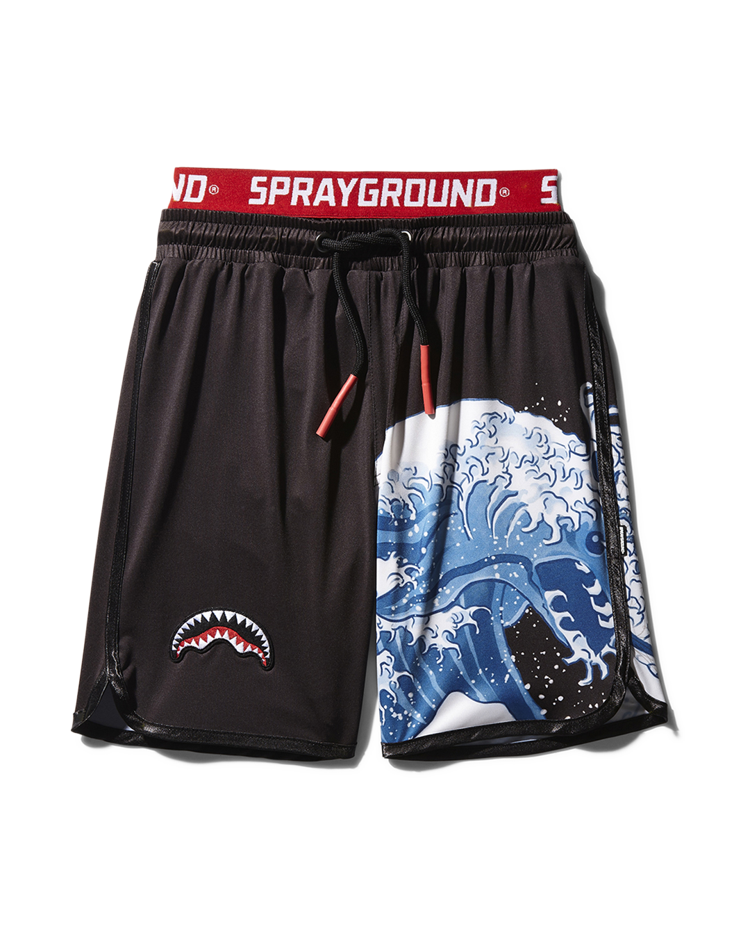 KIDS JAPAN WAVE SWIM TRUNKS BLACK