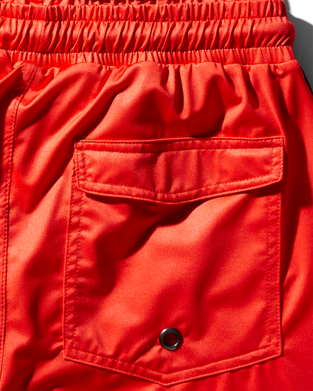 KIDS JAPAN WAVE SWIM TRUNKS RED - Image 3