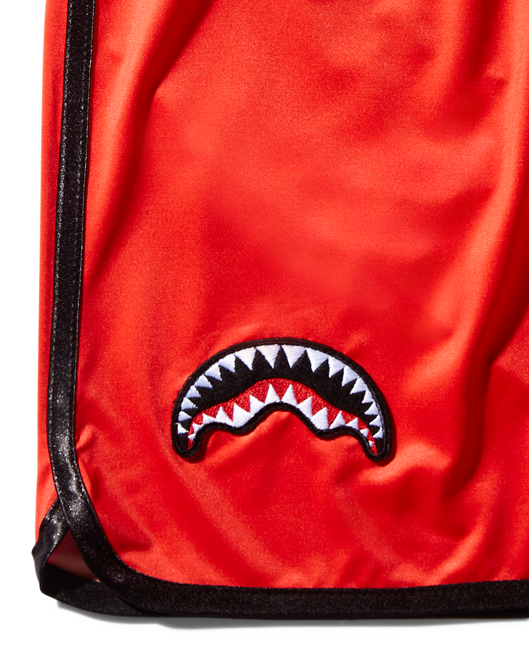 KIDS JAPAN WAVE SWIM TRUNKS RED - Image 5