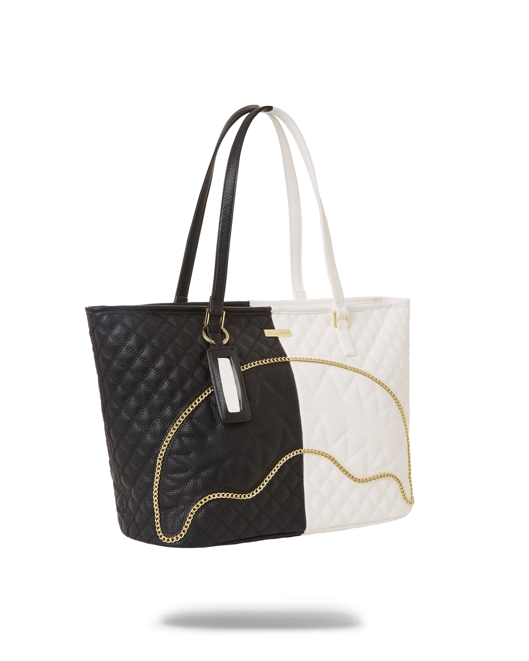 LEVELED UP SPLIT QUILT SHARK TOTE - Image 3