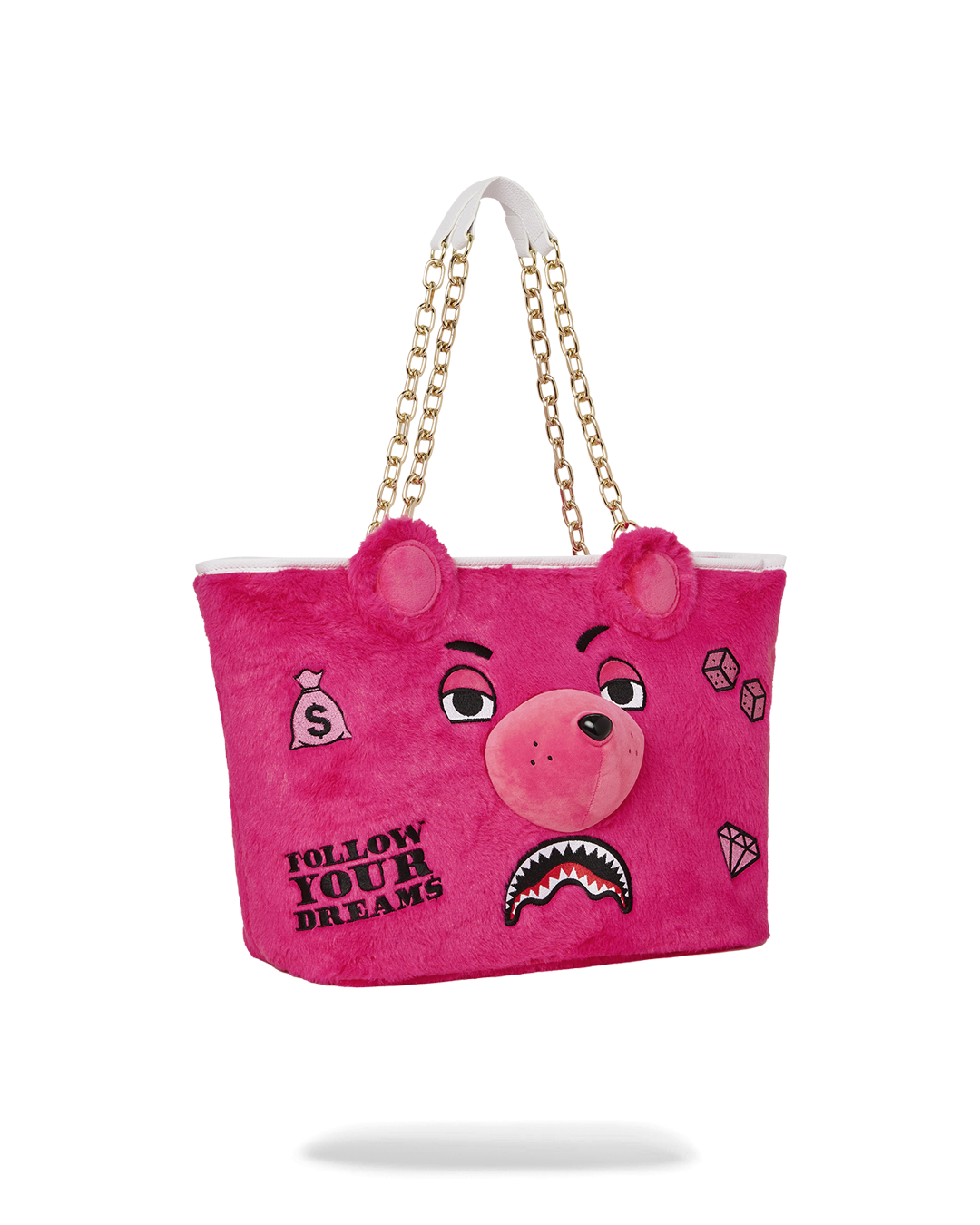 PLUSH MONEYBEAR TOTE PINK - Image 3