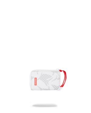 SHARK CHECK WHITE WALLET