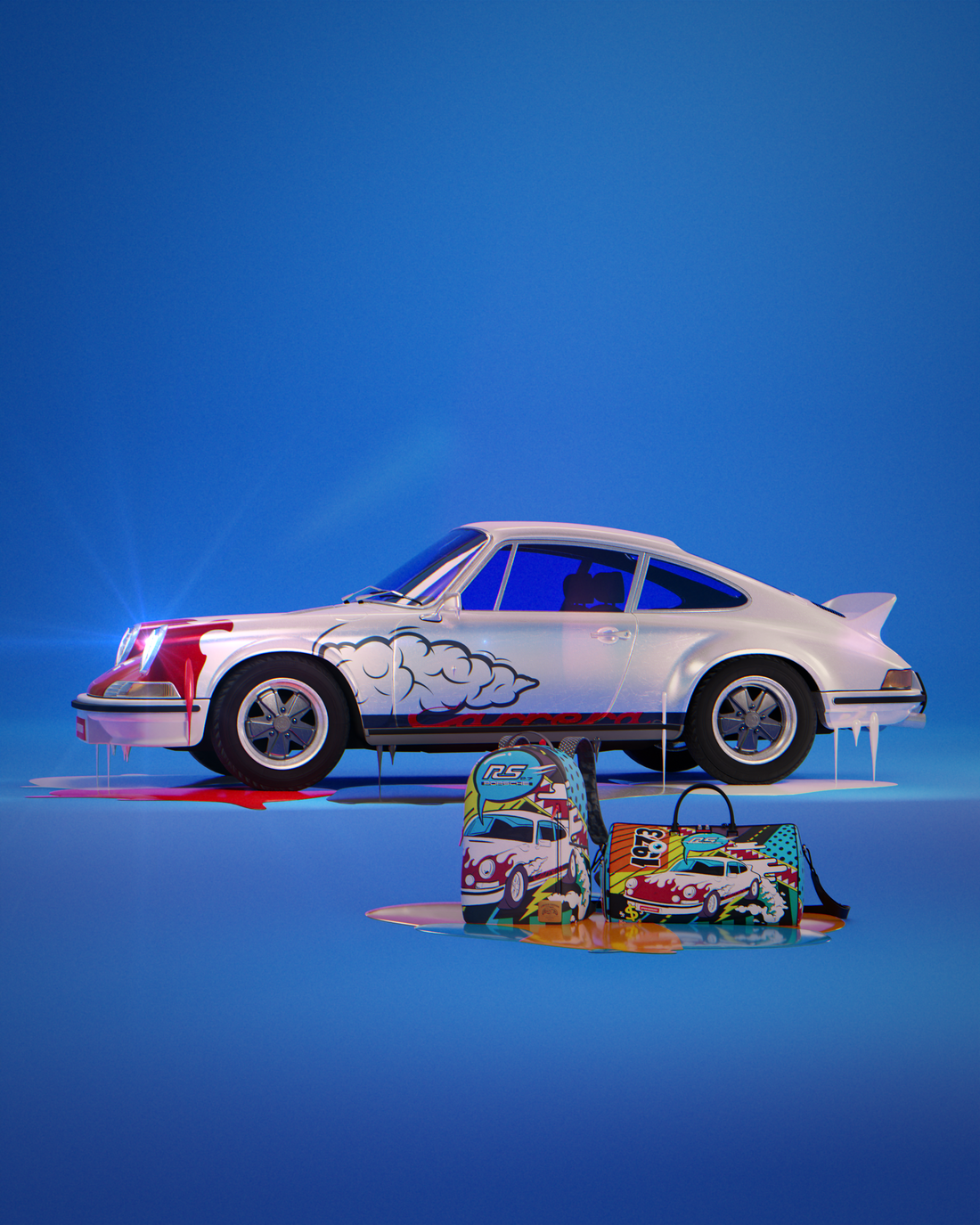 PORSCHE 1972 COLLAB DUFFLE ONLY 1911 UNITS MADE - Image 2