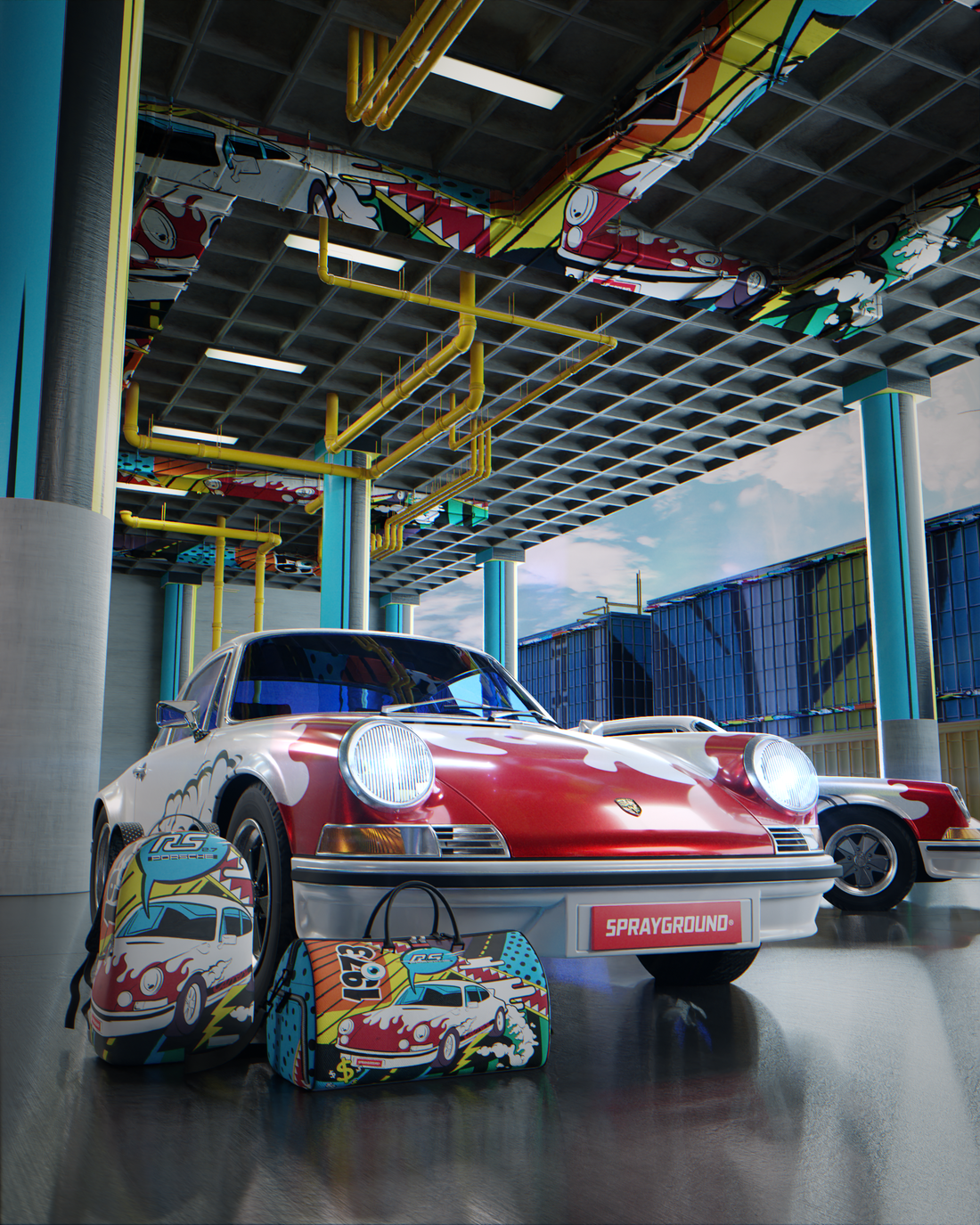 PORSCHE 1972 COLLAB DUFFLE ONLY 1911 UNITS MADE - Image 4