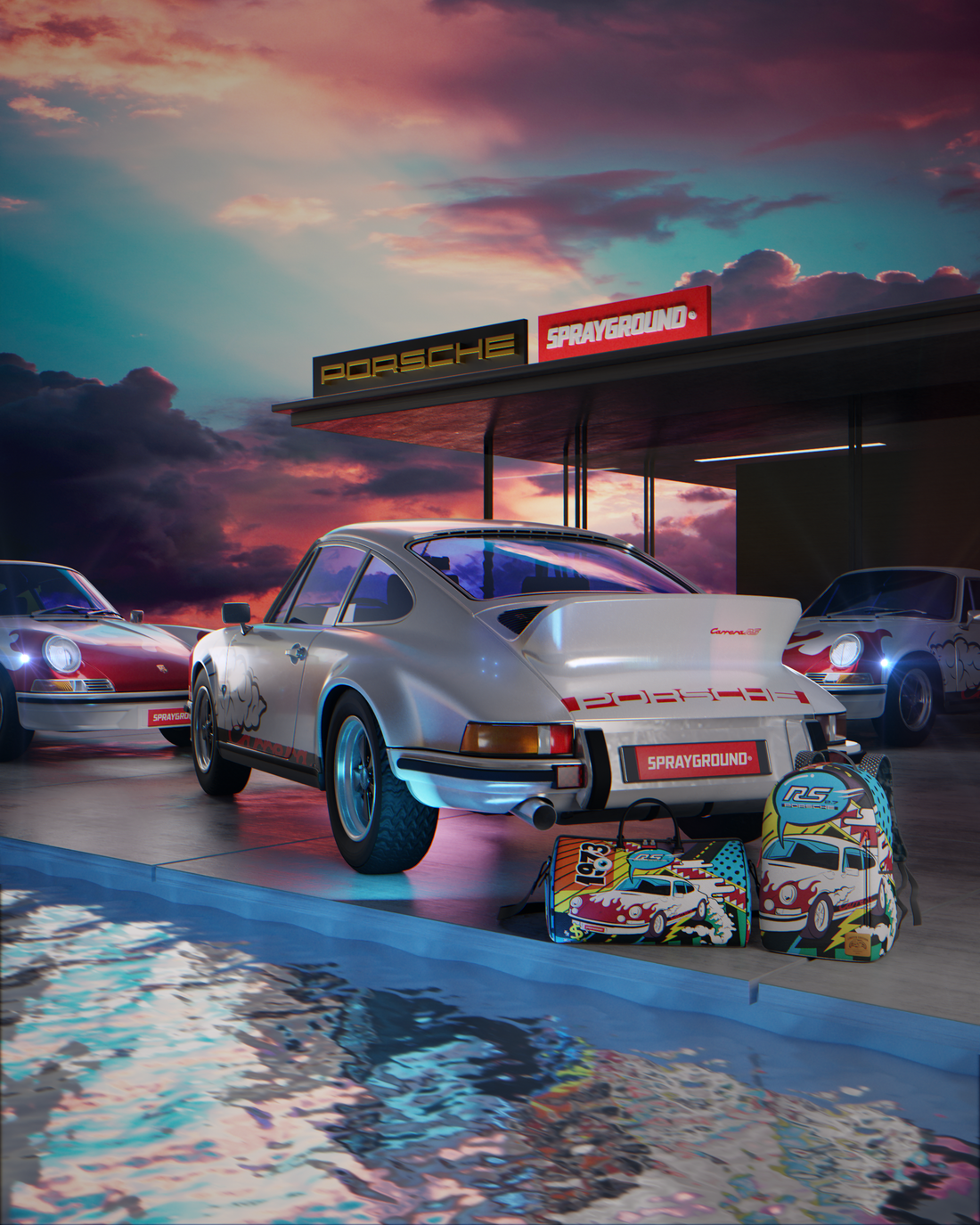 PORSCHE 1972 COLLAB DUFFLE ONLY 1911 UNITS MADE - Image 6