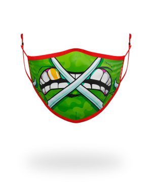 ADULT TMNT RAPHAEL SHARK FORM FITTING FACE-COVERING