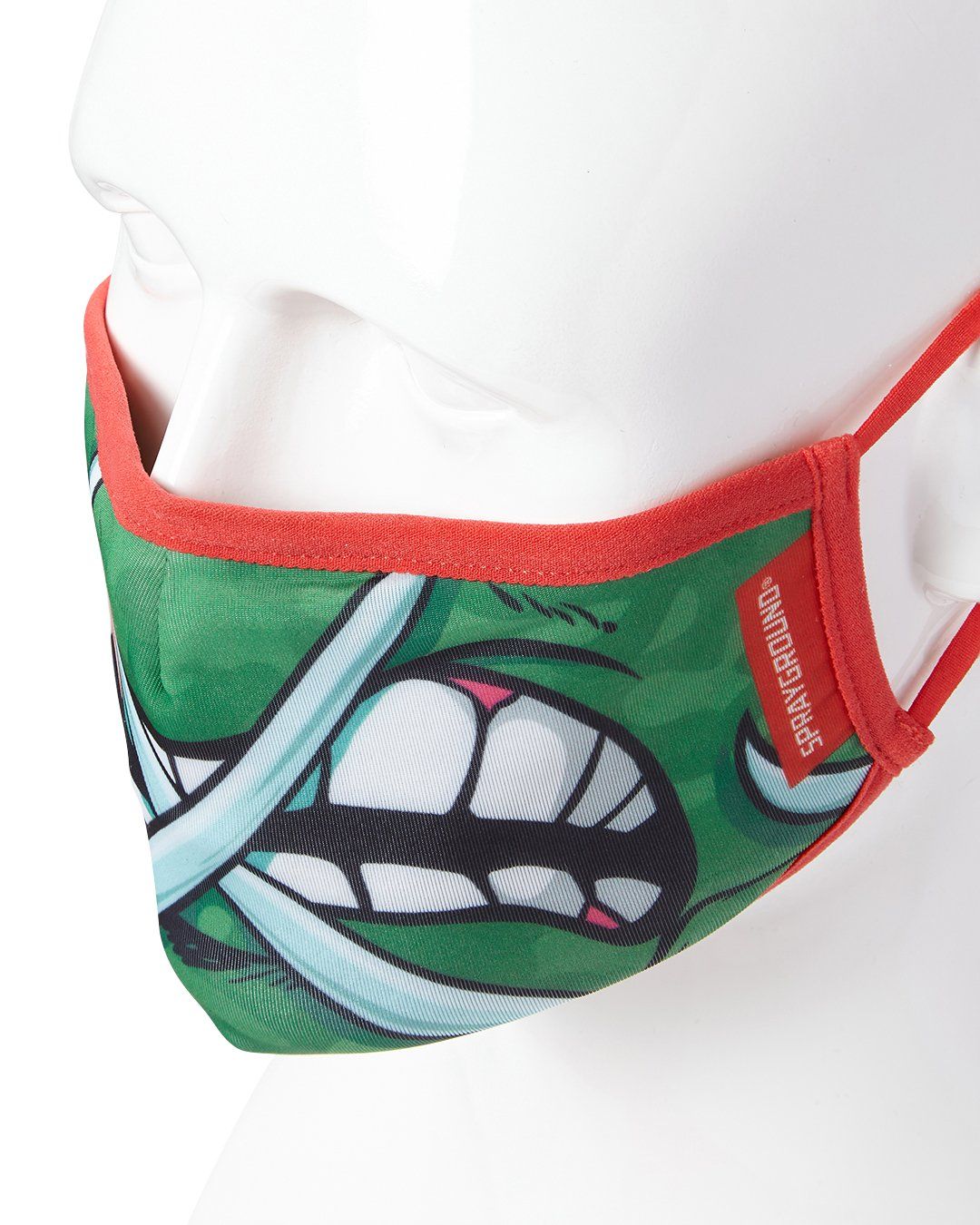 ADULT TMNT RAPHAEL SHARK FORM FITTING FACE-COVERING - Image 3