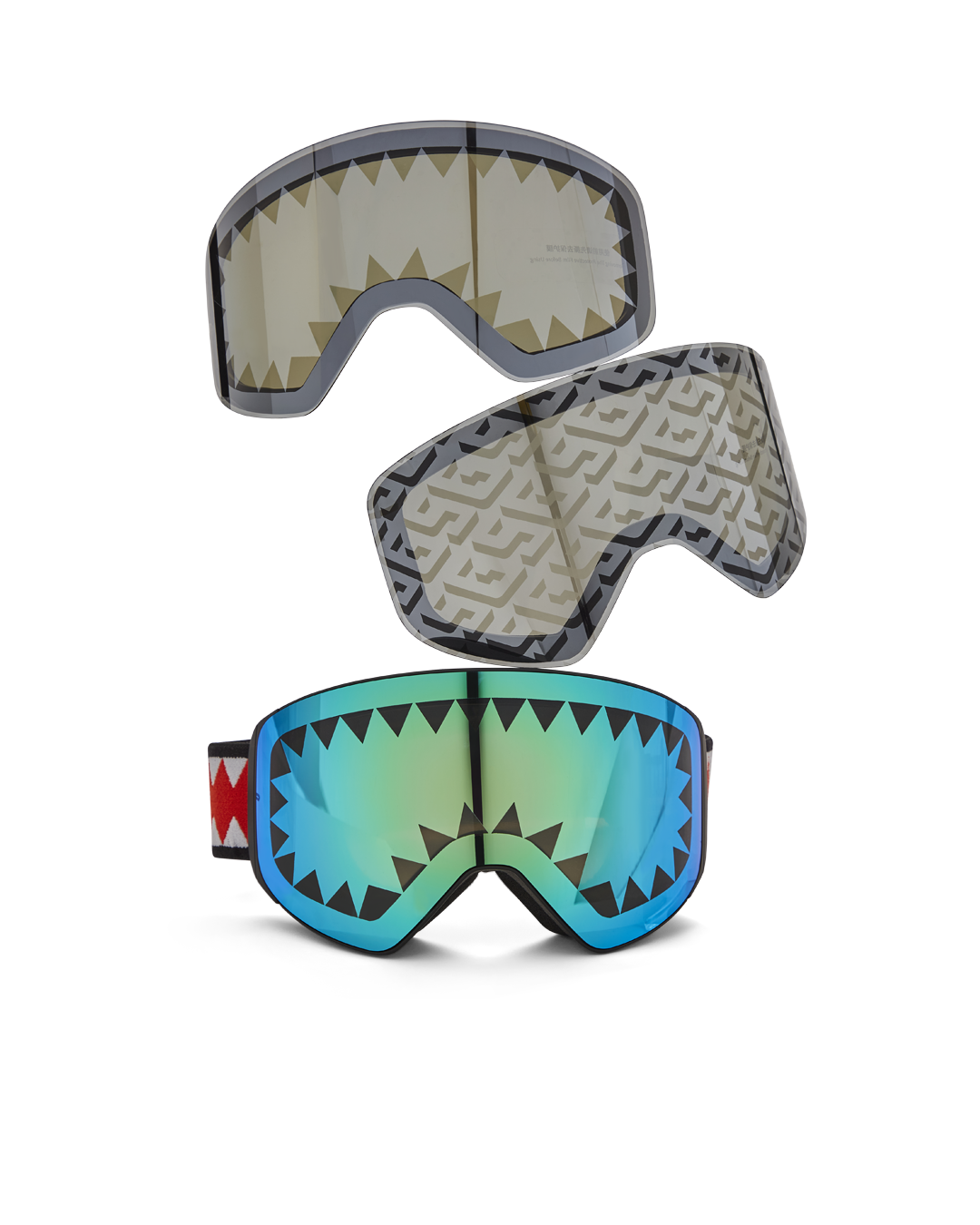 SKY HIGH SEEKERS ARCTIC SKI GOGGLES 3 INTERCHANGEABLE LENSES - Image 3